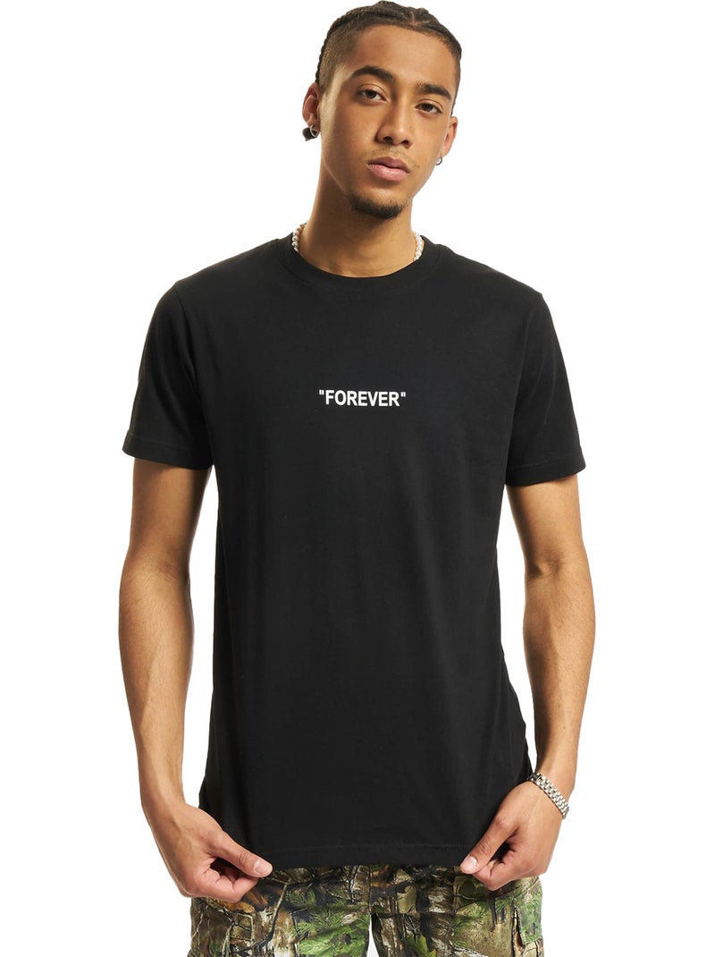 Camiseta forever para hombre - mister tee Negro - Kiabi