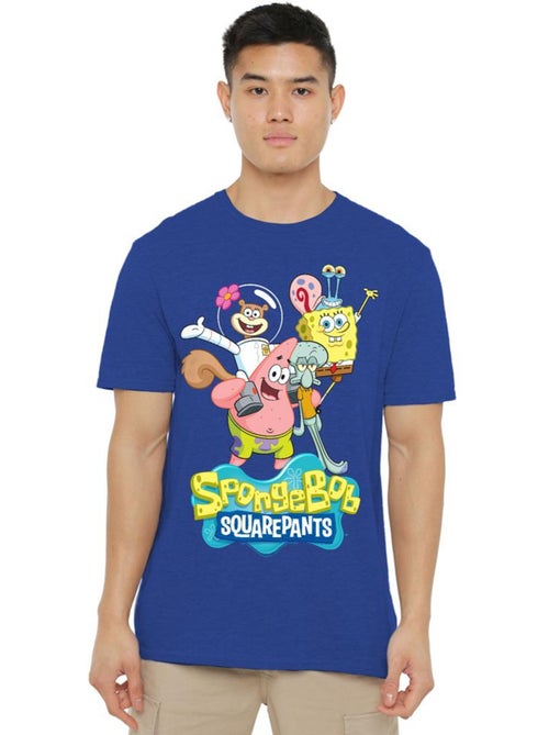Camiseta foto de grupo para adultos unisex - spongebob squarepants - Kiabi