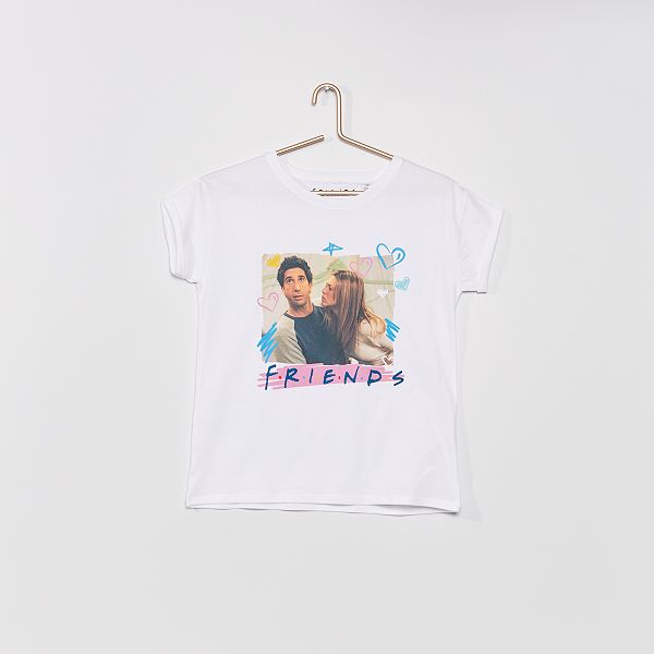 Camiseta 'Friends' Niña 10-18 años - blanco - Kiabi - 10,00€