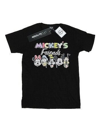 Camiseta friends faded nostalgia de mickey mouse para hombre - disney
