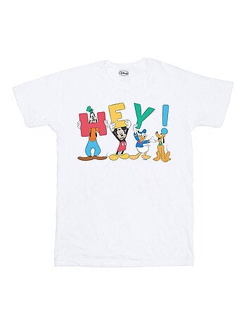 Camiseta friends hey de mickey mouse para hombre - disney