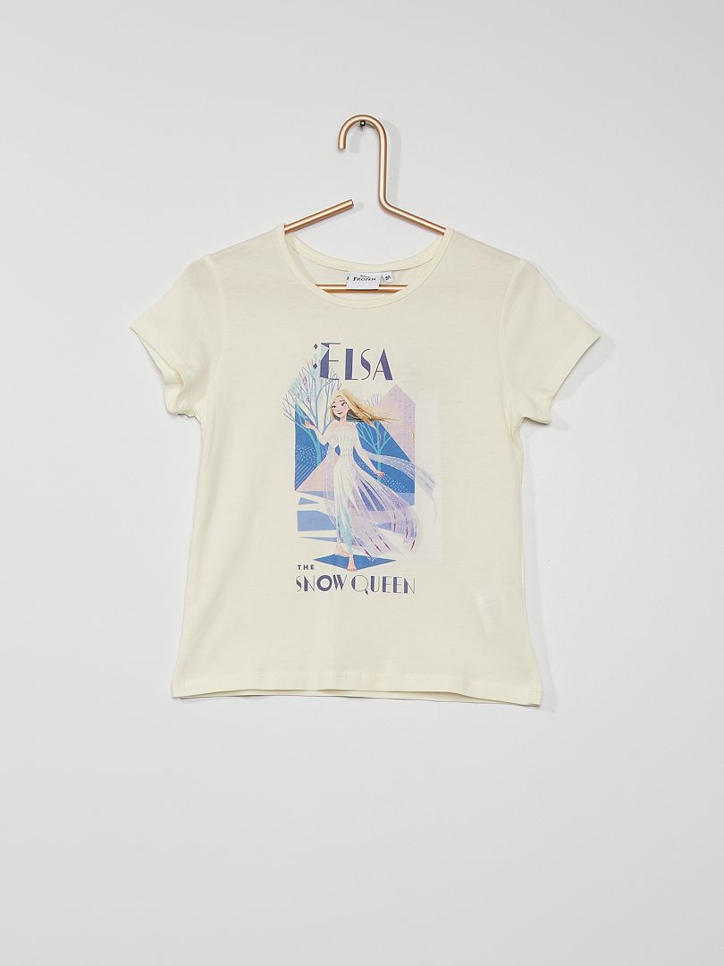 Camiseta 'Frozen' beige - Kiabi