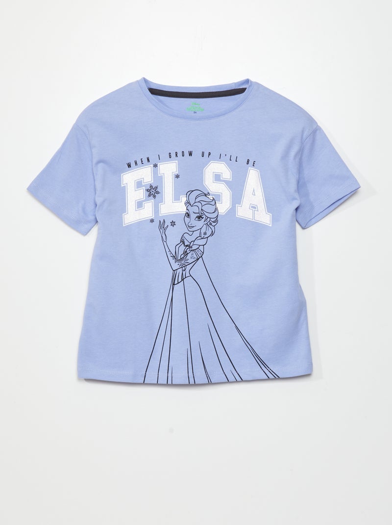 Camiseta 'Frozen' 'Disney' Azul - Kiabi