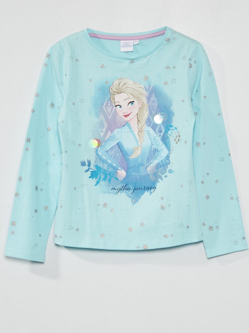 Camiseta 'Frozen' 'Disney' azul - Kiabi