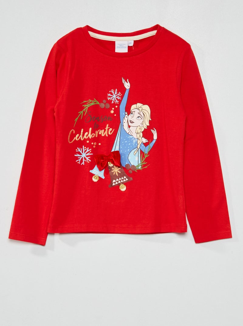 Camiseta 'Frozen' 'Disney' rojo - Kiabi
