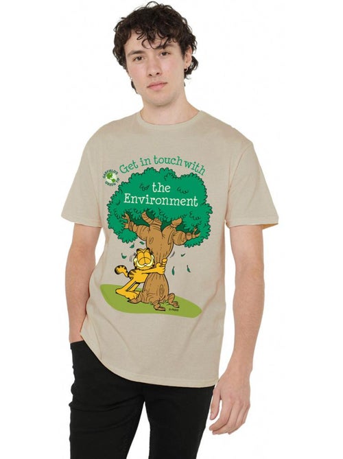Camiseta get in touch para hombre - garfield - Kiabi