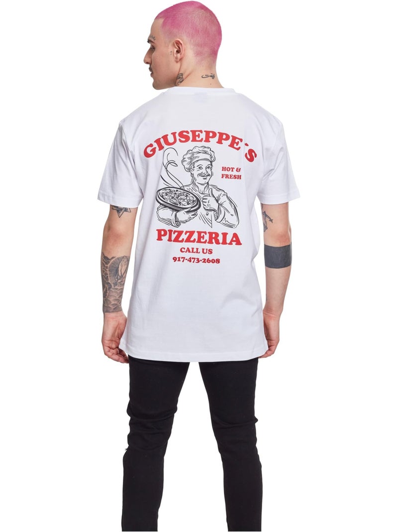 Camiseta giuseppe's pizzeria para hombre - mister tee Blanco - Kiabi