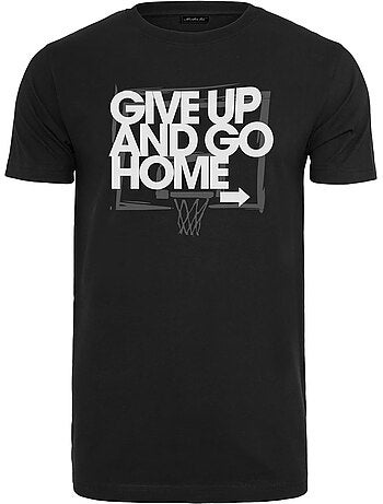 Camiseta give up and go home para hombre - mister tee