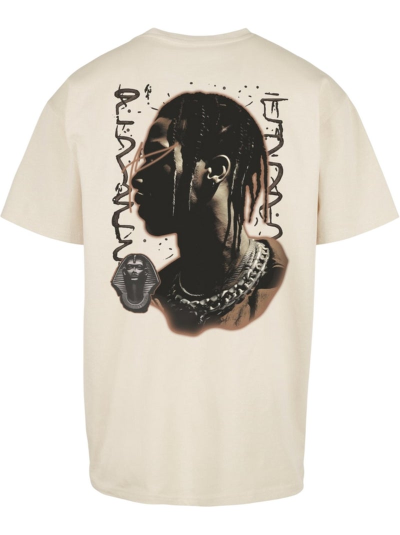 Camiseta giza diseño travis scott para hombre - mister tee Beige - Kiabi