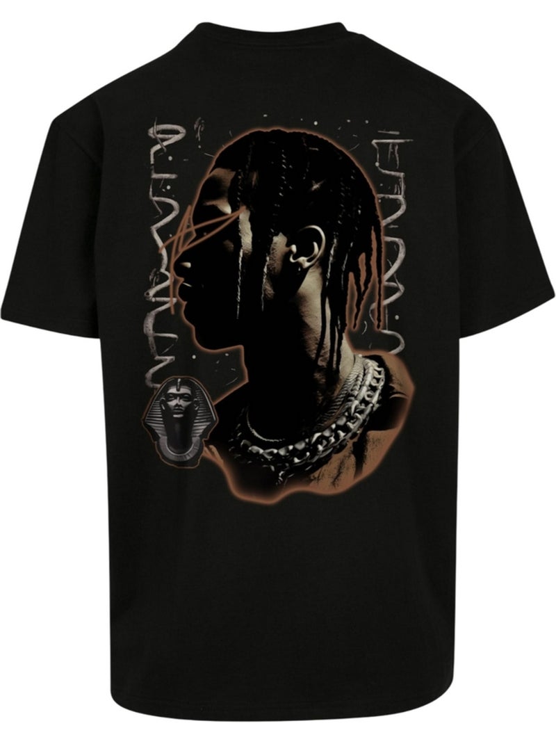 Camiseta giza diseño travis scott para hombre - mister tee Negro - Kiabi