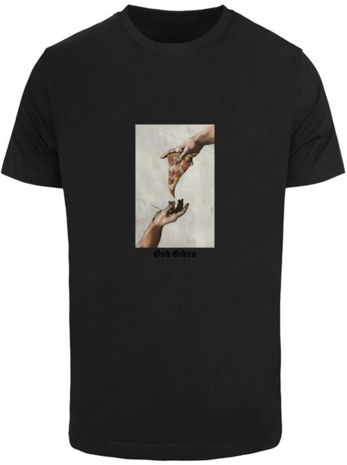Camiseta god given pizza para hombre - mister tee - Kiabi