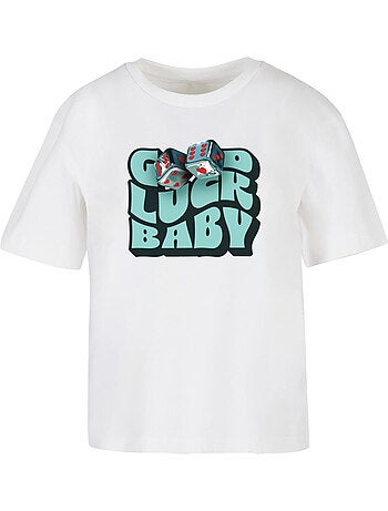 Camiseta good luck baby para mujer - miss tee