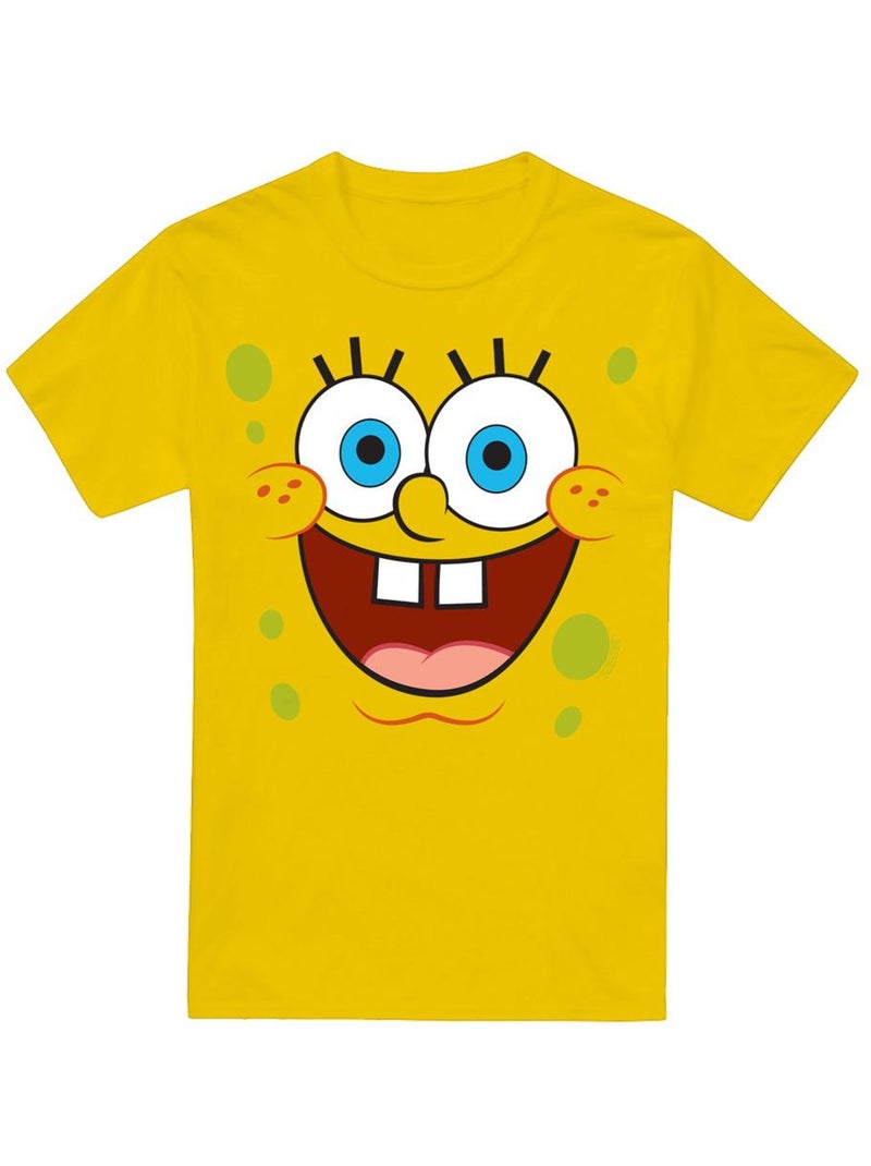 Camiseta goofy smile para hombre - spongebob squarepants Amarillo - Kiabi