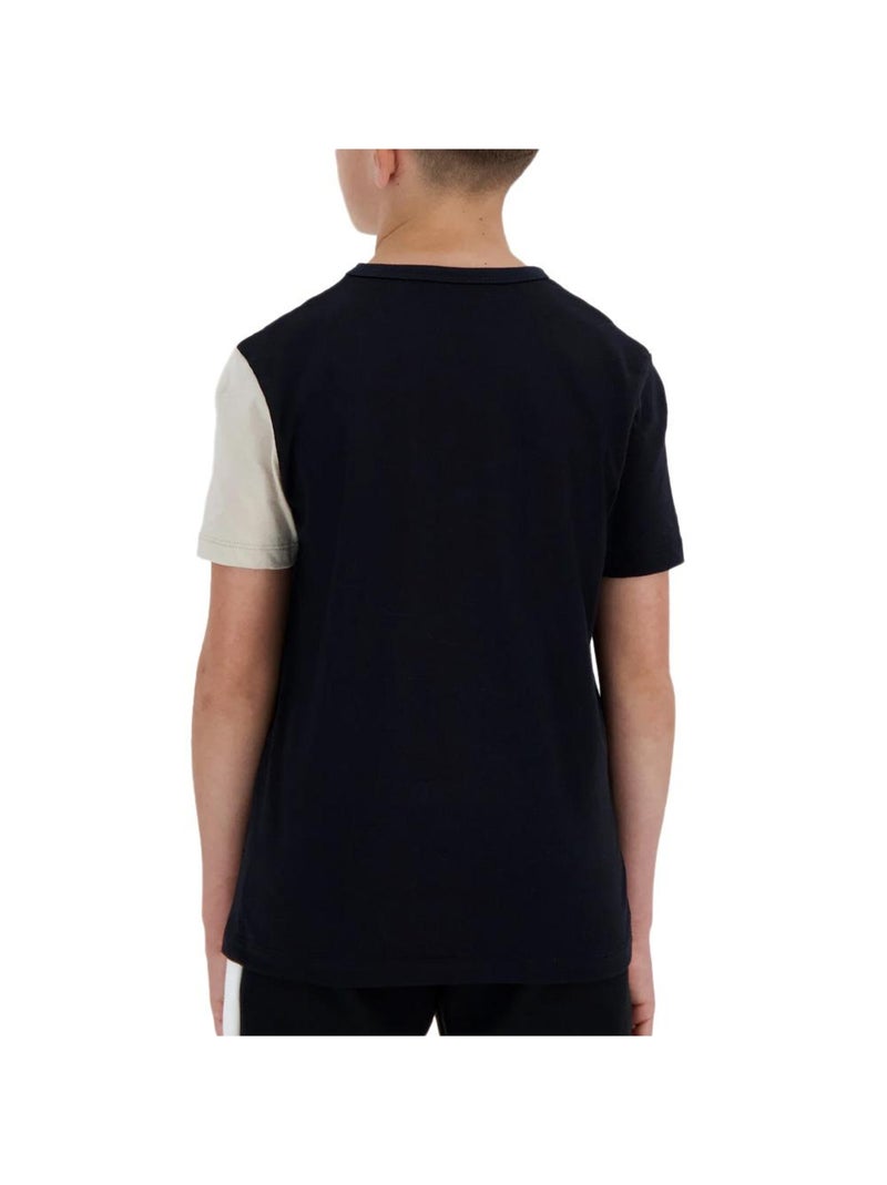 Camiseta Gráfica Le Coq Sportif para Niño Negro - Kiabi