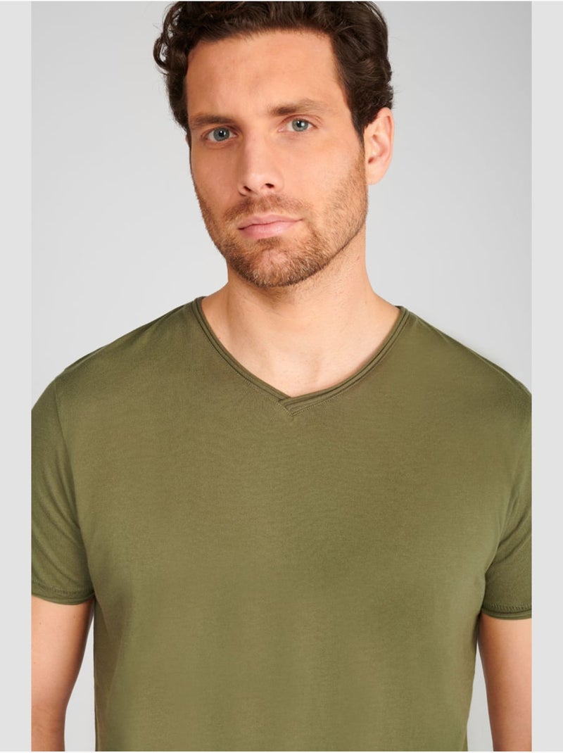 Camiseta Gribs «Le Temps des Cerises» Verde - Kiabi