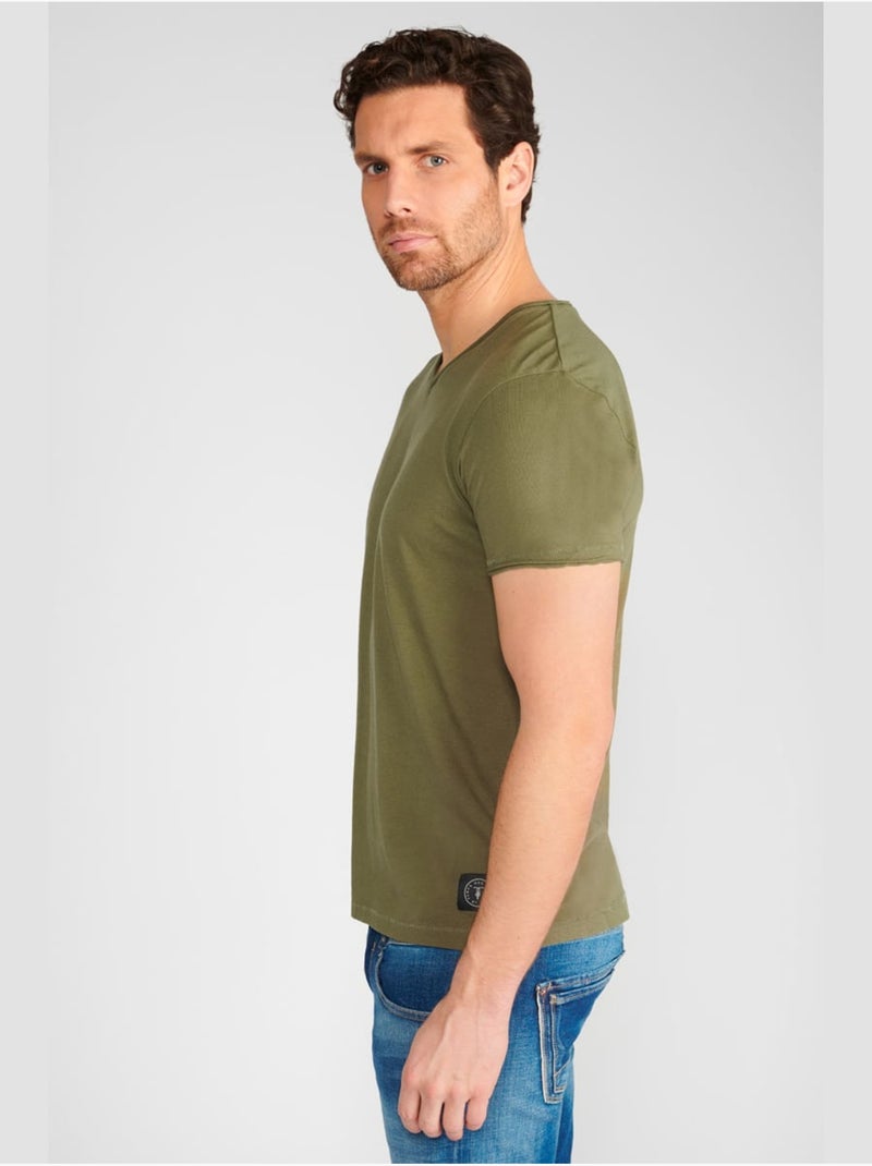 Camiseta Gribs «Le Temps des Cerises» Verde - Kiabi