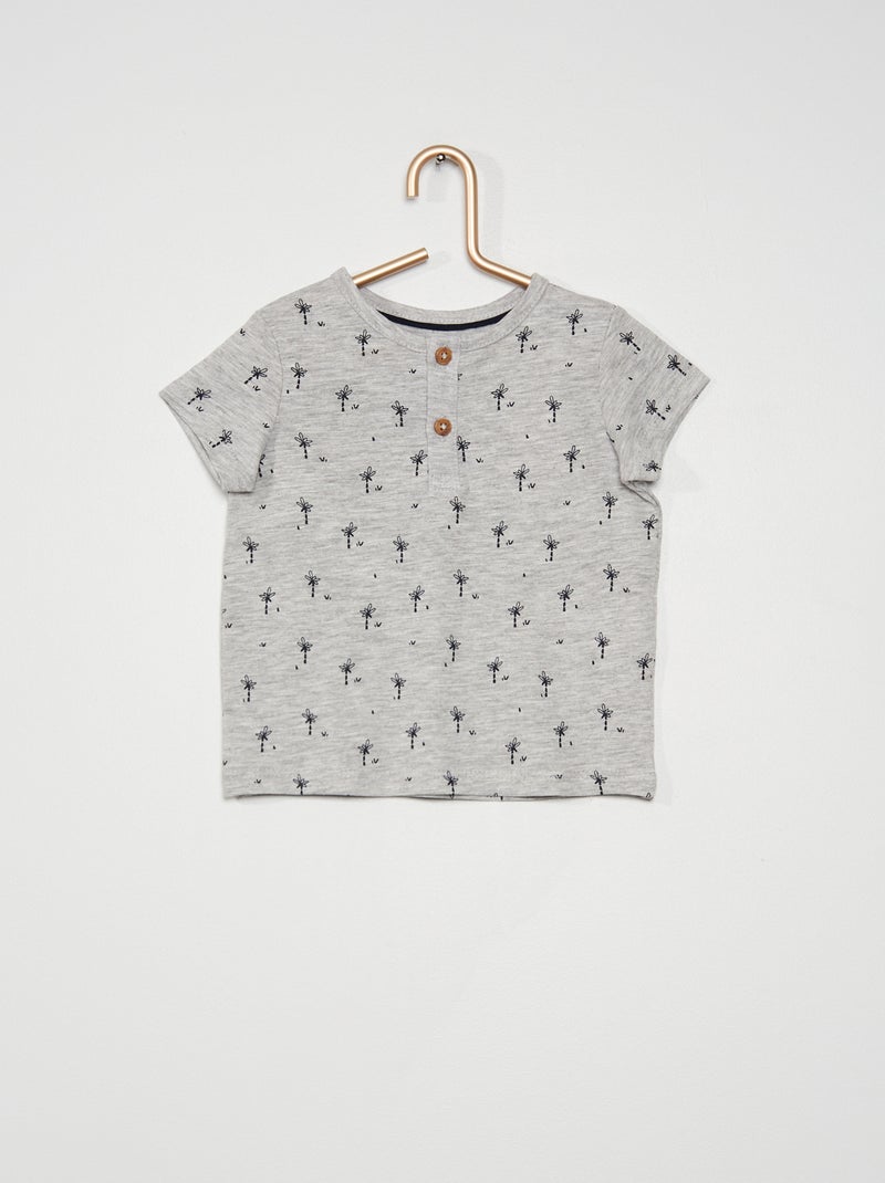 Camiseta GRIS - Kiabi