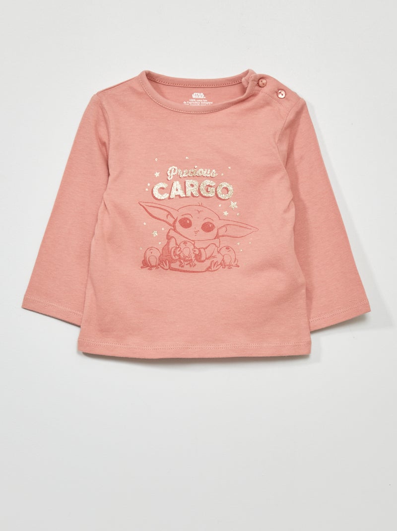 Camiseta 'Grogu' 'Star Wars' ROSA - Kiabi