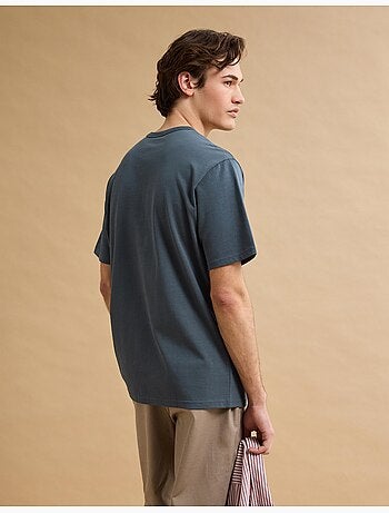 Camiseta gruesa bordada, MO Fashion