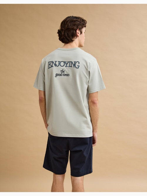 Camiseta gruesa bordada, MO Fashion - Kiabi