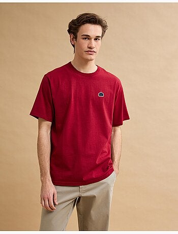 Camiseta gruesa bordada, MO Fashion