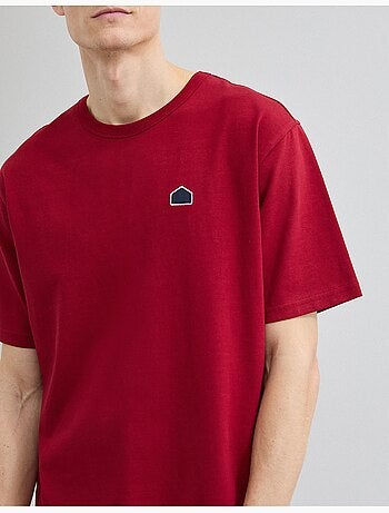 Camiseta gruesa bordada, MO Fashion