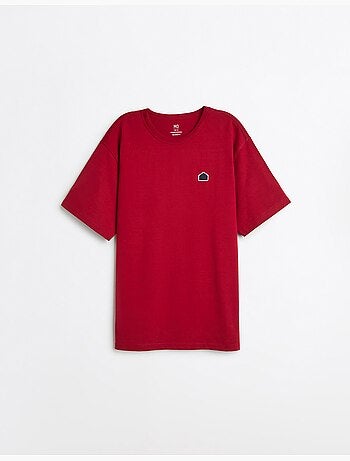 Camiseta gruesa bordada, MO Fashion