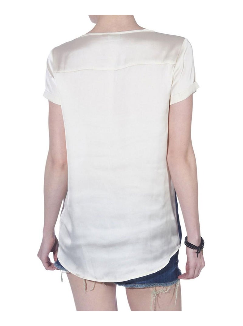 Camiseta Grunge Kebello Violeta - Kiabi