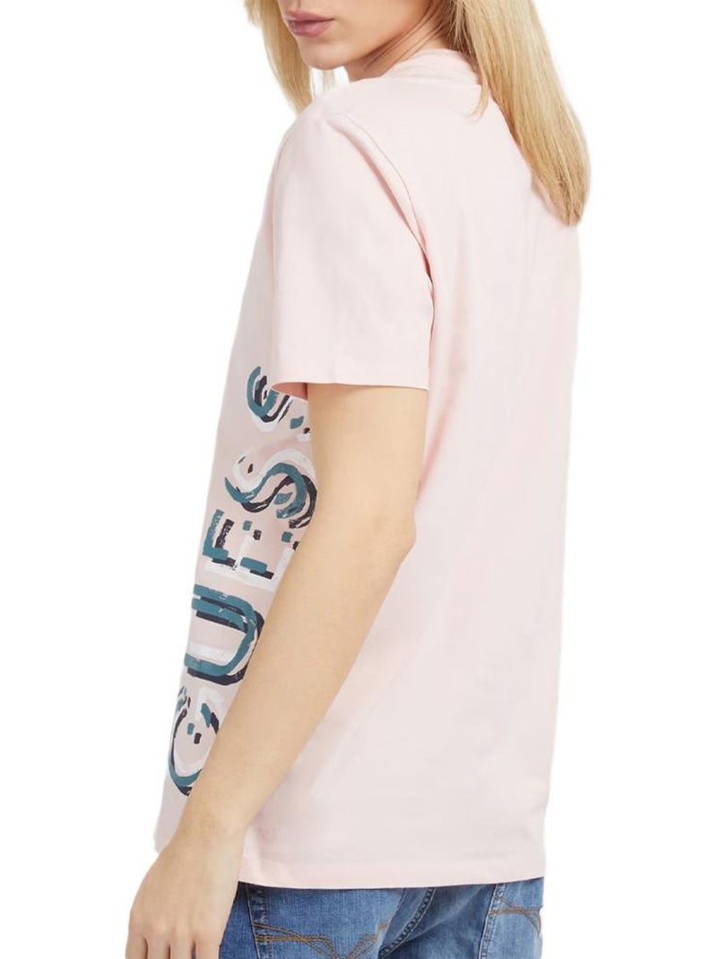 Camiseta Guess para Hombre Rosa - Kiabi