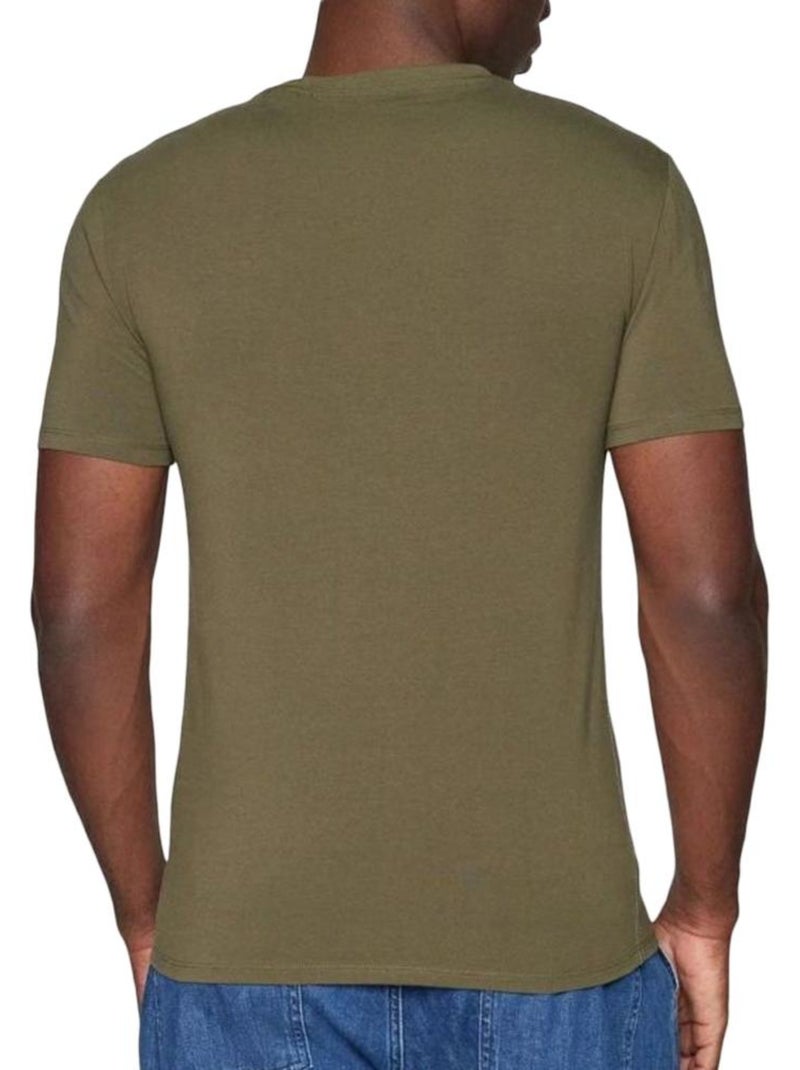 Camiseta Guess para Hombre Verde caqui claro - Kiabi