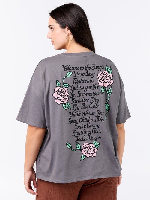 Camiseta 'Guns n' Roses' de manga corta - Kiabi