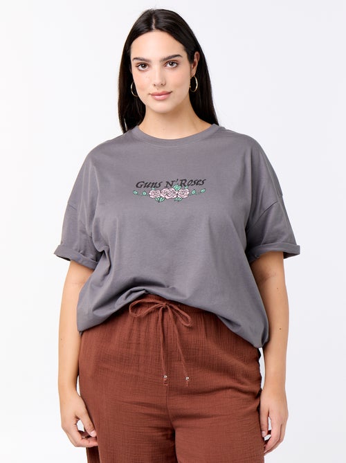 Camiseta 'Guns n' Roses' de manga corta - Kiabi