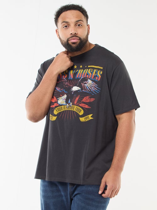 Camiseta 'Guns N' Roses' de manga corta - Kiabi
