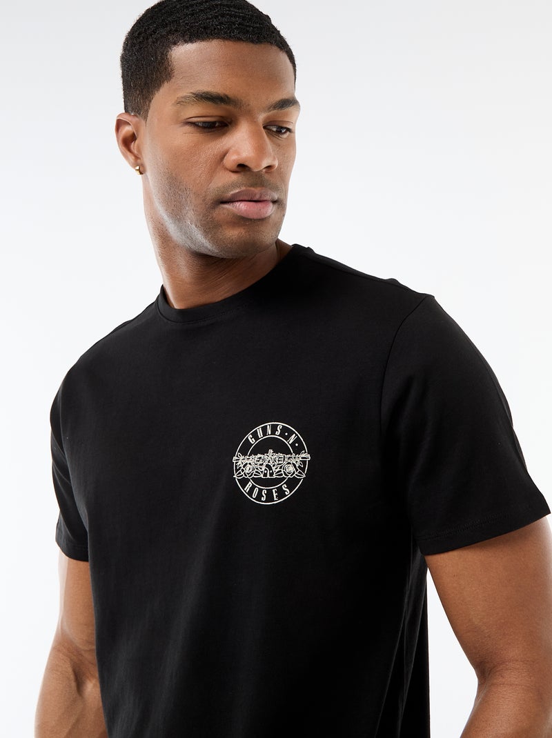 Camiseta 'Guns N' Roses' Negro - Kiabi