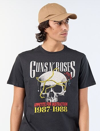 Camiseta 'Guns N'Roses' de manga corta