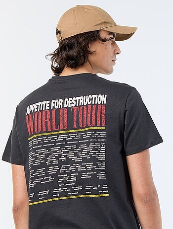 Camiseta 'Guns N'Roses' de manga corta