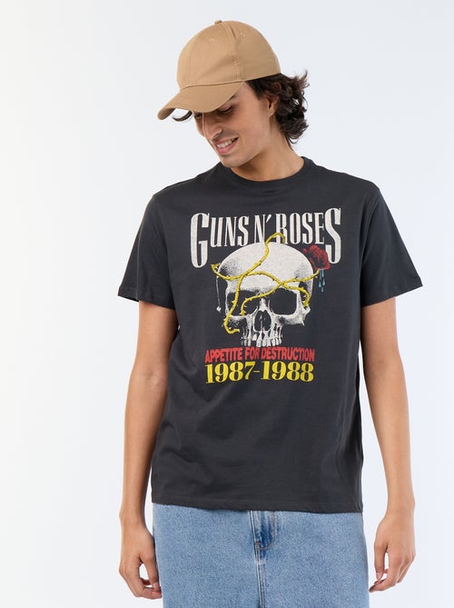 Camiseta 'Guns N'Roses' de manga corta - Kiabi