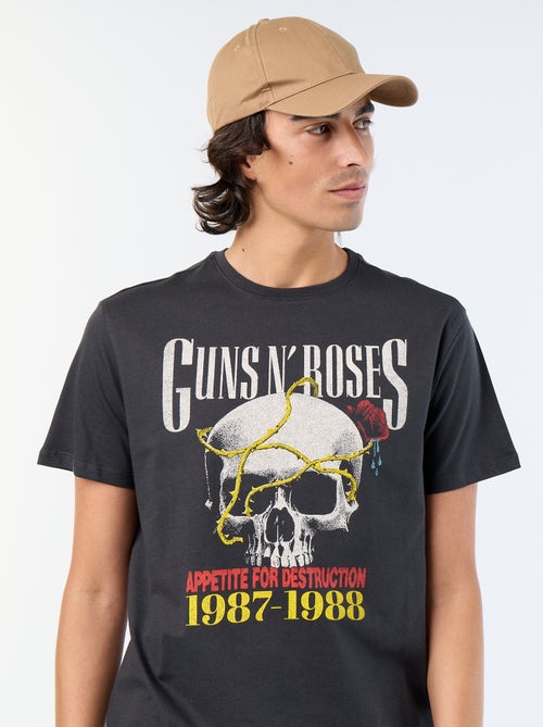 Camiseta 'Guns N'Roses' de manga corta - Kiabi