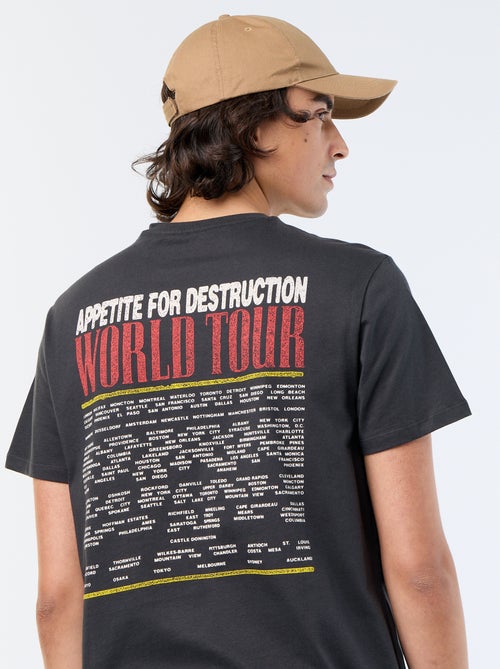 Camiseta 'Guns N'Roses' de manga corta - Kiabi