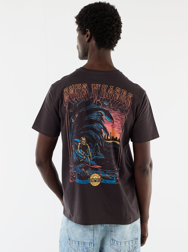 Camiseta \'Guns\'N Roses\' de manga corta Negro - Kiabi