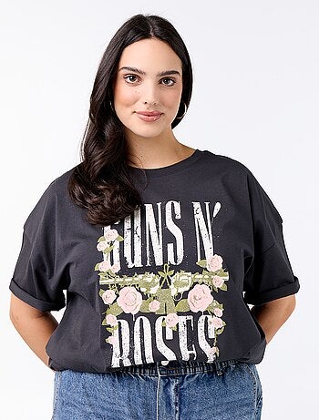 Camiseta 'Guns'n'Roses' de manga corta