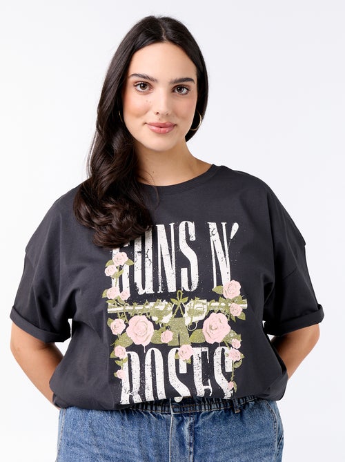Camiseta 'Guns'n'Roses' de manga corta - Kiabi
