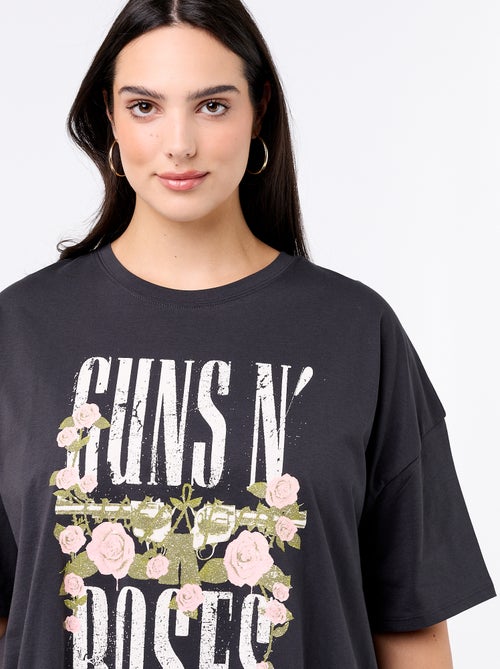 Camiseta 'Guns'n'Roses' de manga corta - Kiabi
