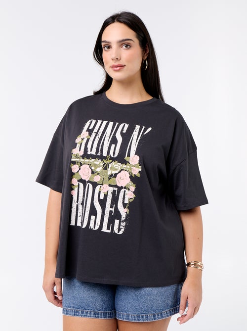 Camiseta 'Guns'n'Roses' de manga corta - Kiabi