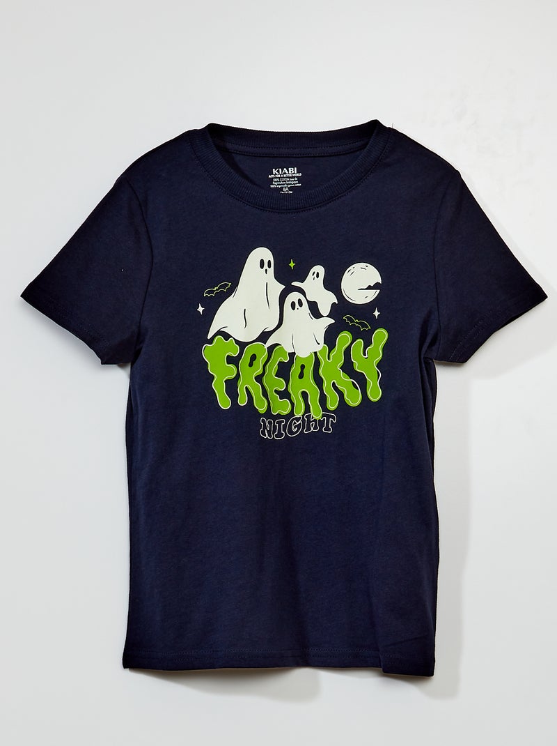 Camiseta 'Halloween' AZUL - Kiabi