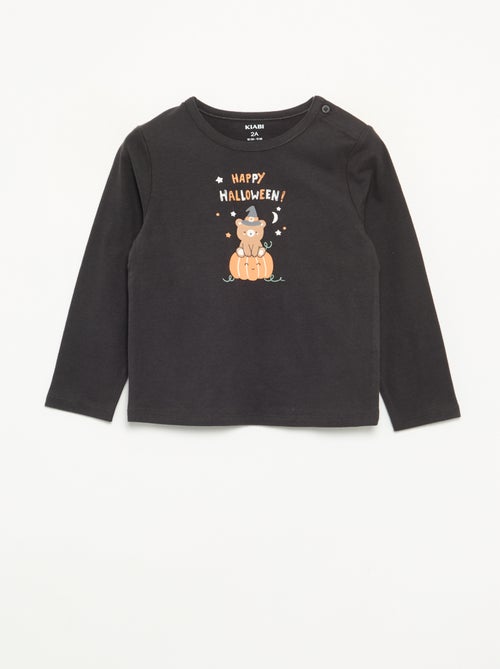 Camiseta 'Halloween' de manga larga - Kiabi