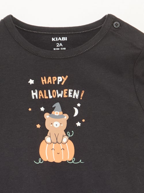 Camiseta 'Halloween' de manga larga - Kiabi