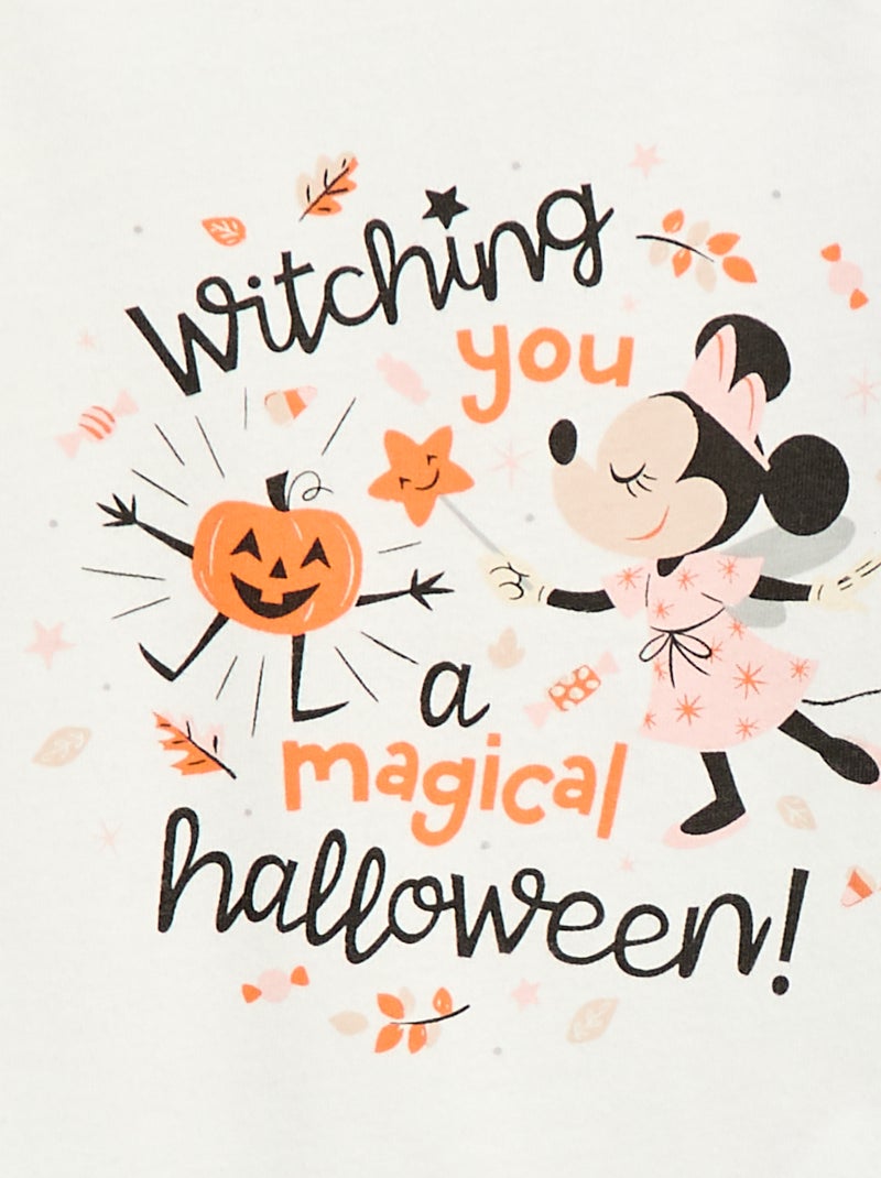 Camiseta Halloween 'Minnie' 'Disney' Blanco - Kiabi