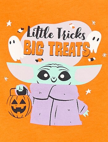 Camiseta Halloween 'Star Wars' 'Grogu' de algodón