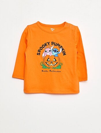 Camiseta Halloween 'Stitch y Angel' 'Disney'